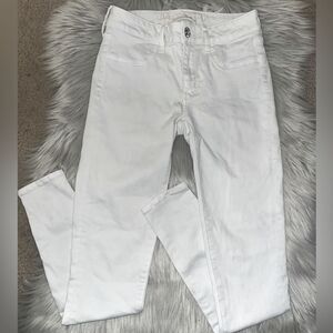 American Eagle White NE(X)T Level Stretch X Jeggings